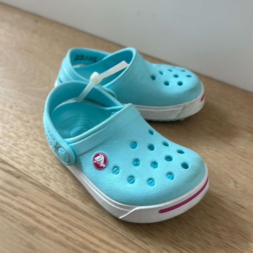 Crocs baby girl baby blue 4/5 - Picture 2 of 4